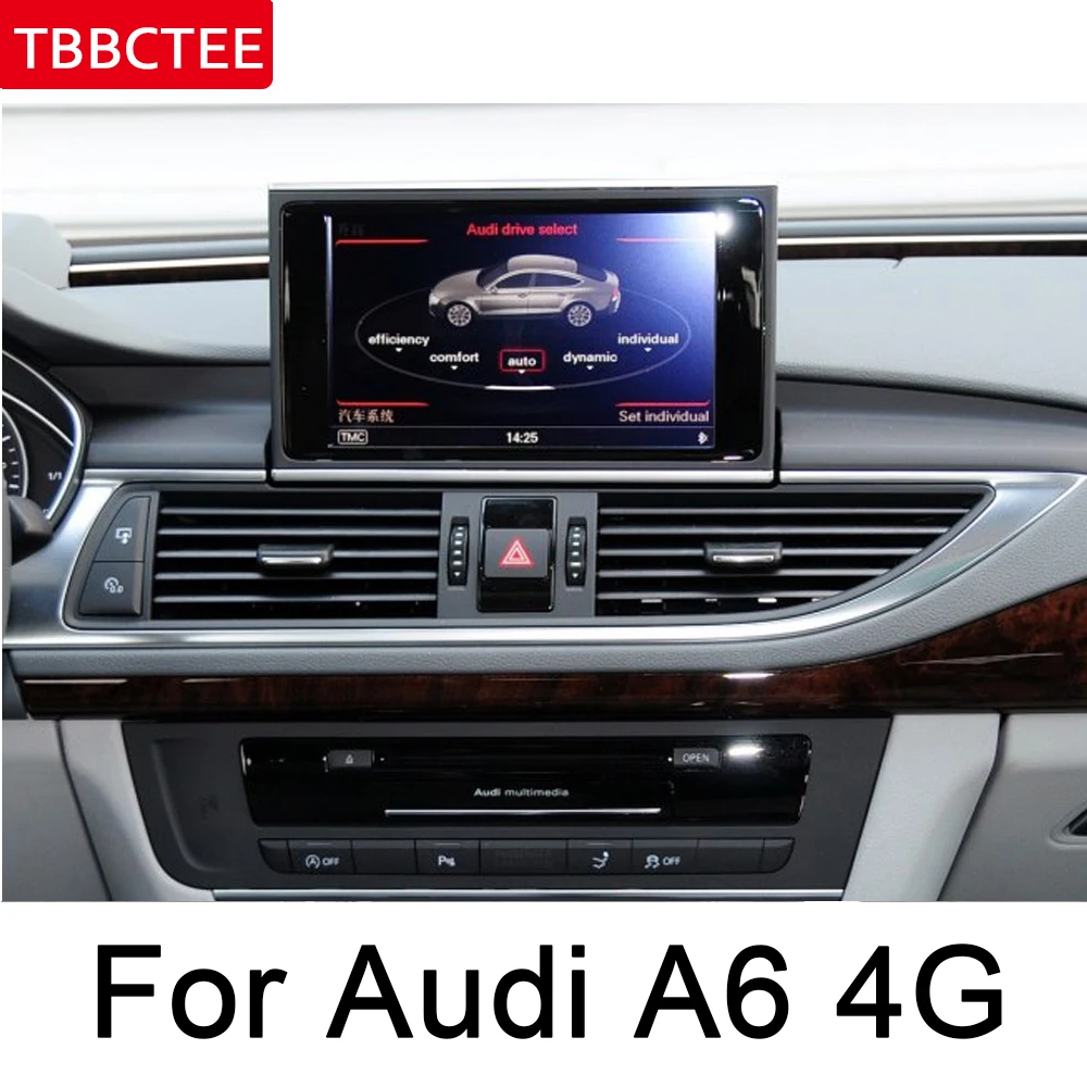 

For Audi A6 S6 4G 2011~2015 MMI Car Radio GPS Android Navigation multimedia Player AUX Stereo touch screen original style map HD
