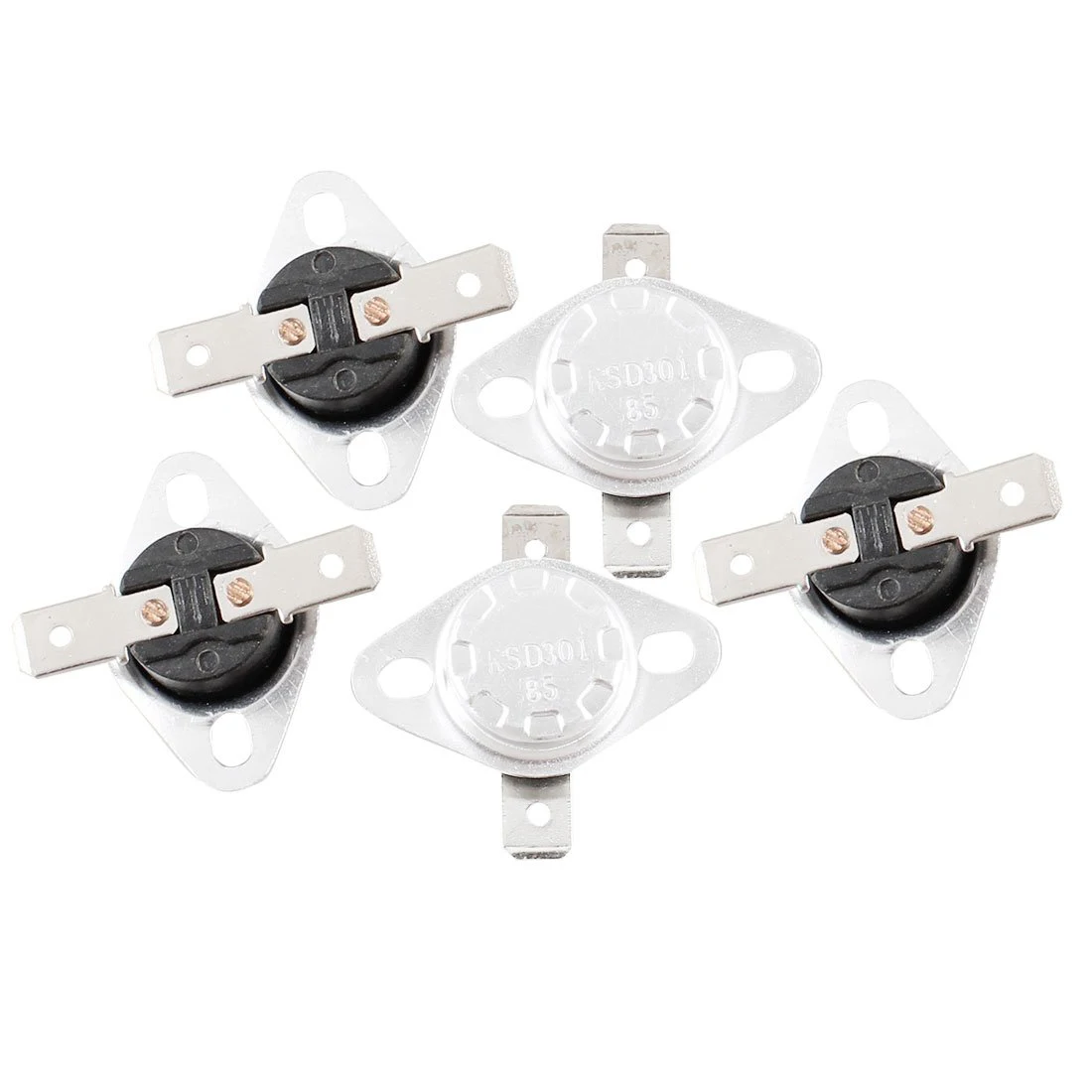 5 Pcs 85 Celsius 185F Normally Closed Temperature Switch KSD301in
