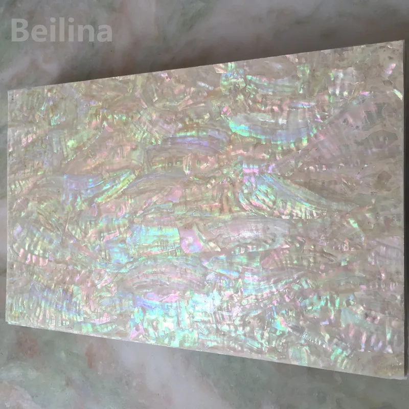 

Korea paua natural abalone shell laminate sheet for wood inlay carved and home decorating materials size240mm*140mm