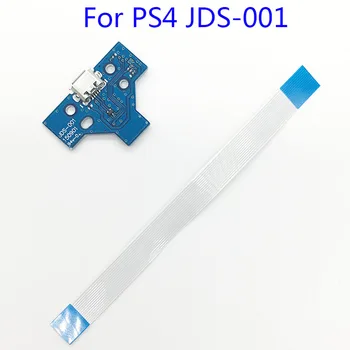

12Set For PS4 Charging Board 14pin Cable USB Charging Port Socket Board For PS4 controller JDS-001 charger board