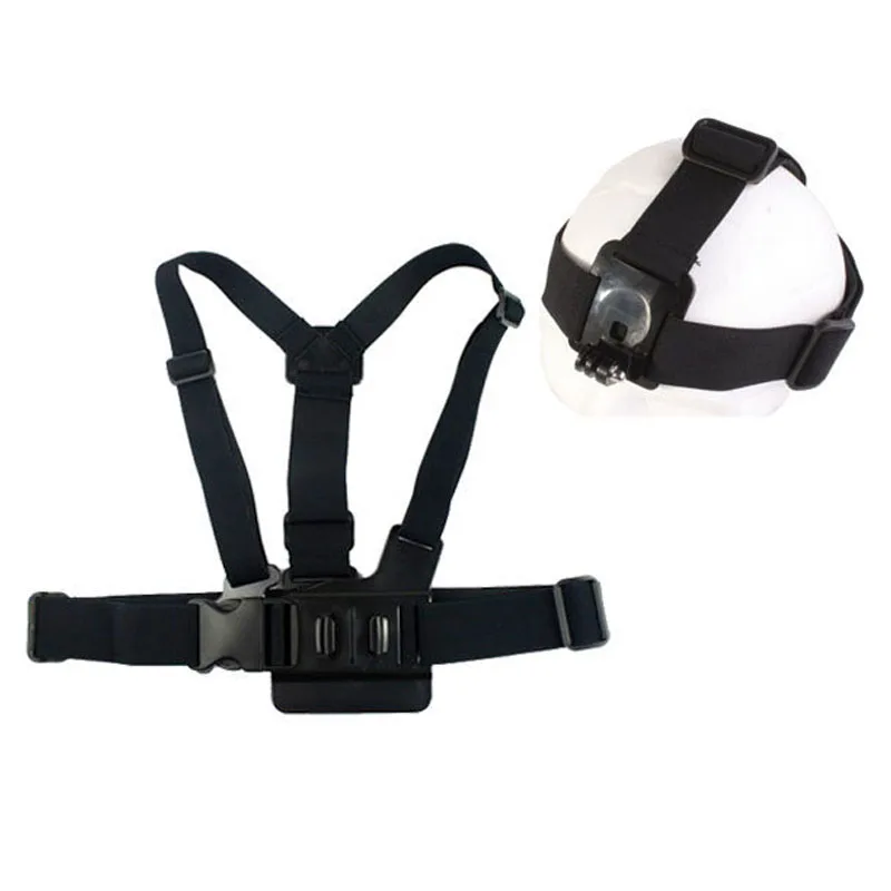 Для SJCAM аксессуары нагрудный ремень крепление на голову для SJ4000 SJ5000 M10 GoPro Hero 4 3 +