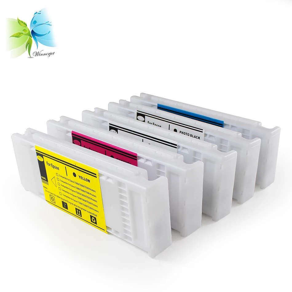Winnerjet 700 мл T6941-T6945 Полный Пигментные чернила картригес для Epson T3070 T5070 T7070 принтер