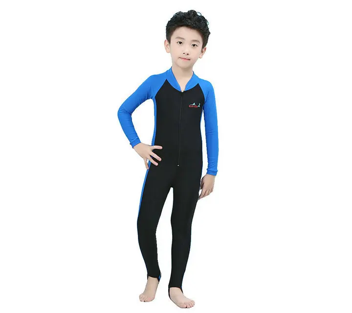 UPF50+ лайкра Длинные рукава водолазный костюм для мальчиков и девочек детей Плавание дрейфующих на лодках серфинг солнцезащитный крем Stinger костюмы