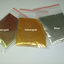 Серебряный золотой волшебный зеркальный эффект, цвета хрома Блестящий Пигментный Порошок для зеркала для УФ-гель для ногтей и макияжа DIY украшения