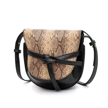 

Women Bags Ladies Fashion Retro Serpentine Tie Shoulder Handbag Purse Crossbody bolsos mujer bags for women 2019 bolsa feminina