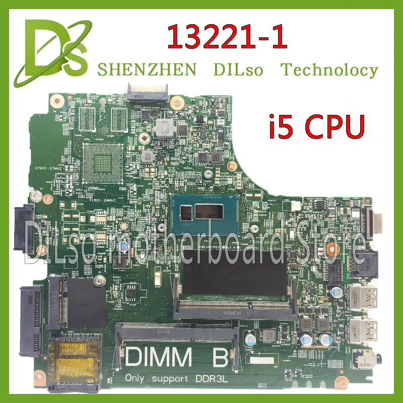 

KEFU 13221-1 3440 motherboard for dell 3440 laptop motherboard DL340-HSW MB13221-1 I5-4210U GM DDR3L original Test motherboard