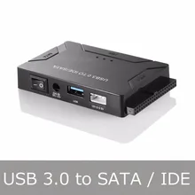USB3.0 to SATA / IDE Hard Disk Universal Adapter Converter with External Three Hard Disk Drives 1 Drive 3 500MB/S EU US Standard