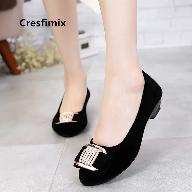 

Zapatos Planos De Mujer Women Cute Comfortable Black Slip on Flat Shoes Lady Casual High Quality Shoes Female Street Shoes E3127