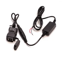 Dual USB Port 12V Waterproof Motorbike Motorcycle Handlebar Charger 5V 1A/2.1A Adapter Power Supply Socket for Phone Mobile