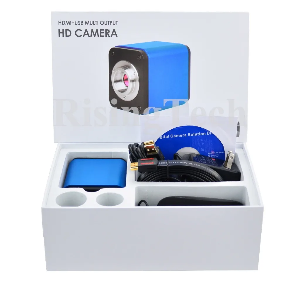 Профессиональный HD 1080p 60fps SONY imx237 датчик Тринокулярный C крепление цифровой видео