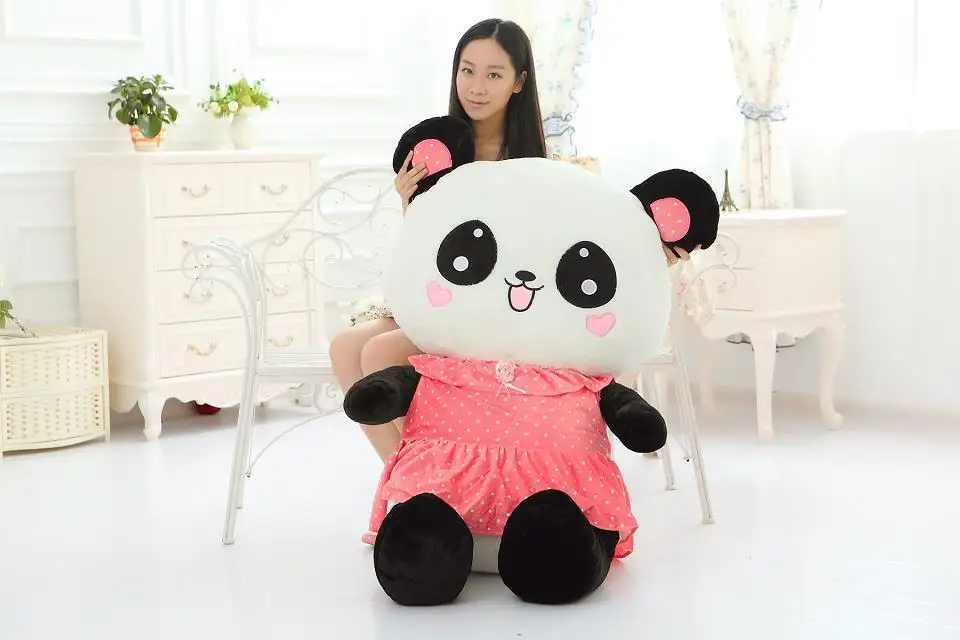 huge 100cm clothes panda plush toy font b cute b font panda hugging font b pillow