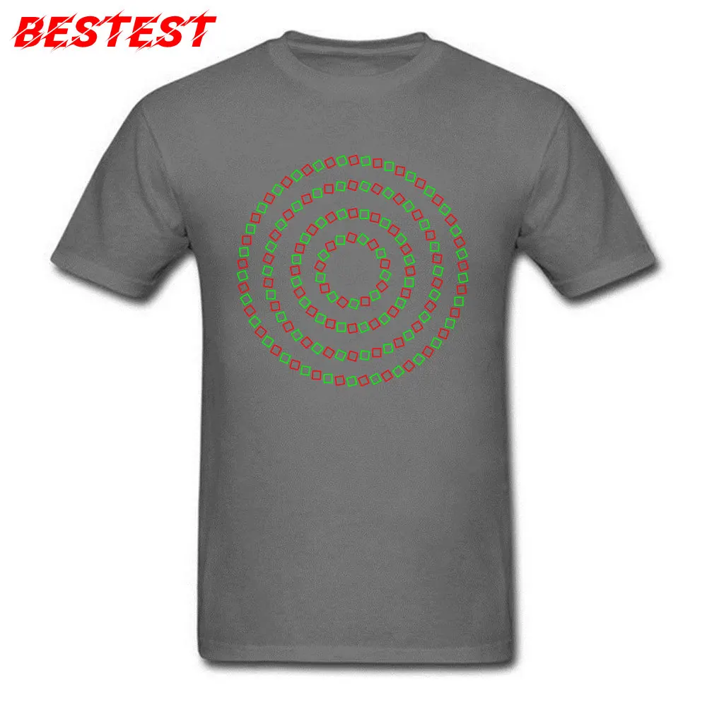 4 Perfect Circles Optical Illusion Party Lovers Day All Cotton Round Collar Men Tops & Tees T-shirts Newest Short Sleeve Tshirts 4 Perfect Circles Optical Illusion carbon