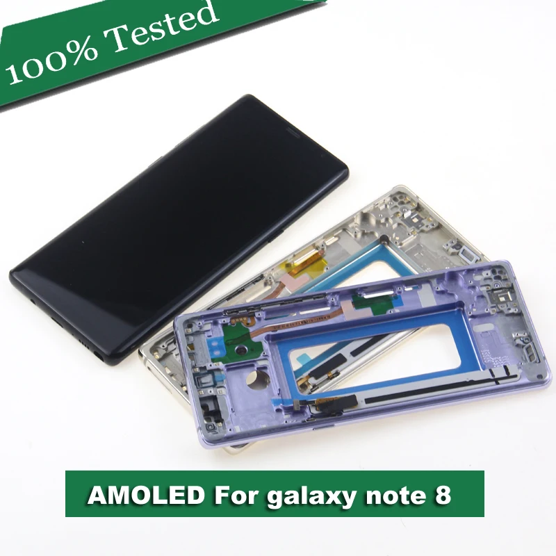 ЖК-дисплей для SAMSUNG GALAXY Note 8 Note8 дисплей сенсорный экран дигитайзер сборка
