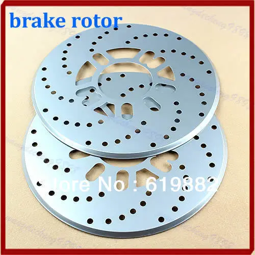 1pair Car Auto Aluminium Disc Vehicle Decorative Brake Rotor Cross