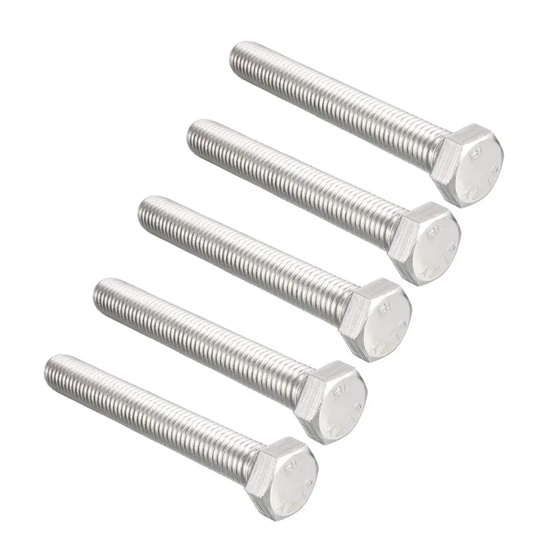 

Fullerkreg M12 Thread 90mm 304 Stainless Steel Hex Head Screws Bolts 5pcs