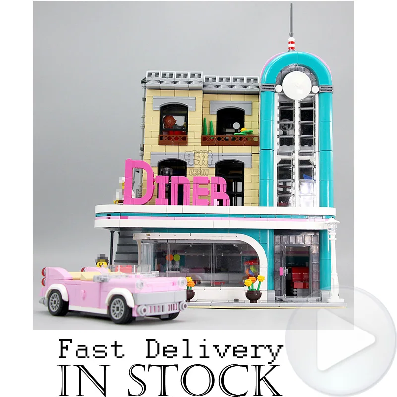 lepin 15037 downtown diner