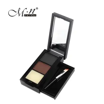 

Eyebrow pencil natural waterproof eyebrow Cosmetics Eyebrow Powder Palette Makeup Shading Kit + Brush Mirror Set Y603