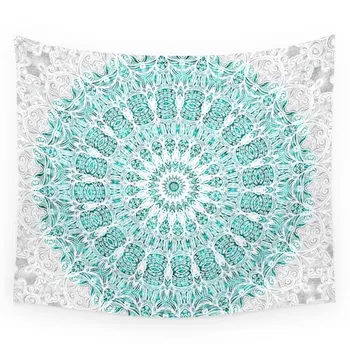 

A Glittering Mandala Wall Tapestry