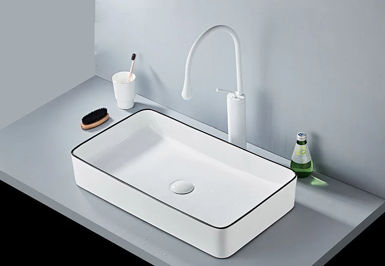 Белая краска, новый стиль, смеситель для раковины, смесители для ванной комнаты, смеситель для горячей холодной воды, кран 360, Поворотный