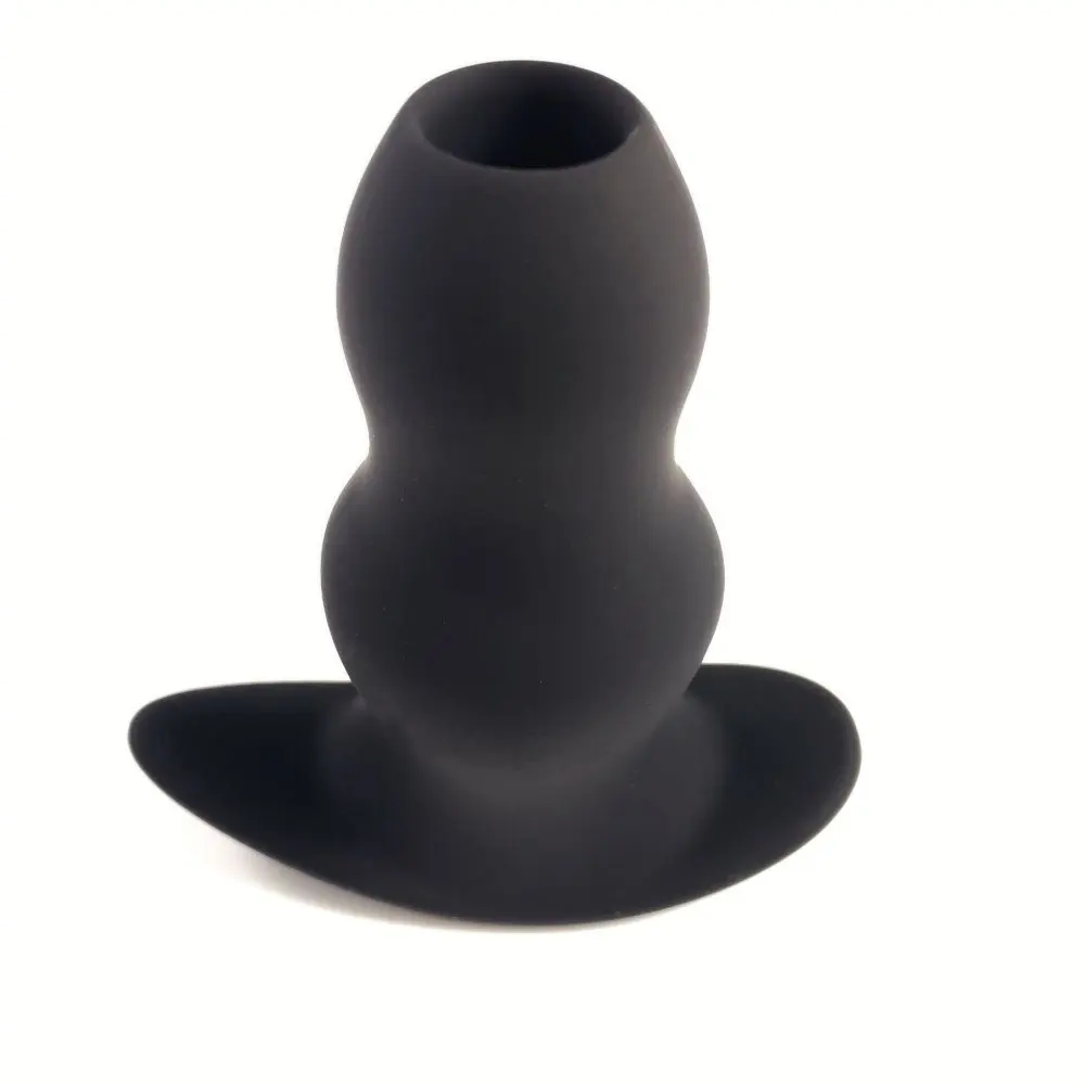 Small medium large for choose Soft silicone anal Butt Plug Prostate Massager douche Enema head Hollow Anus Sex Toys Women Men