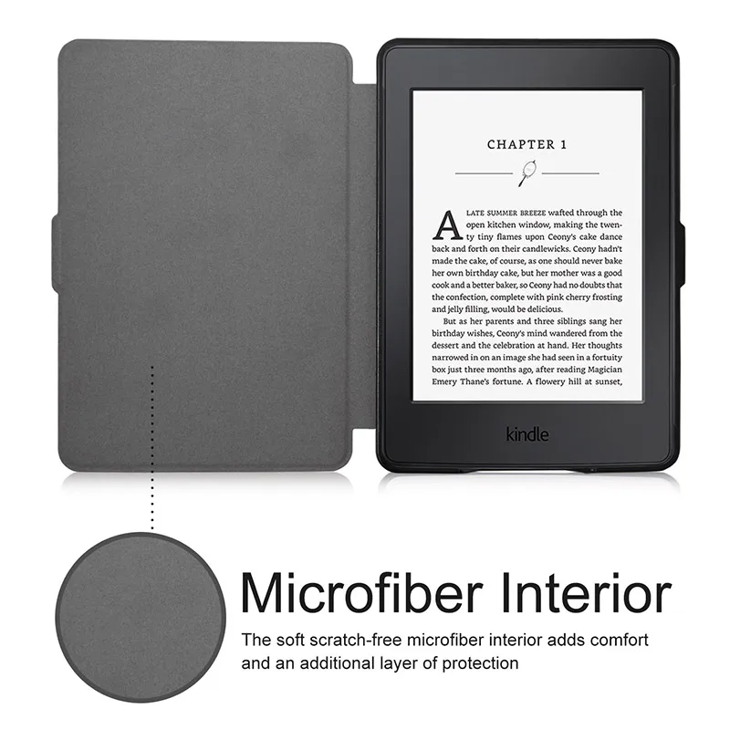 Смарт-чехол AROITA для Kindle Paperwhite eReader(5-го-6-го-7-го поколения-2012/2013// выпуска)-с автоматическим выключением/пробуждением