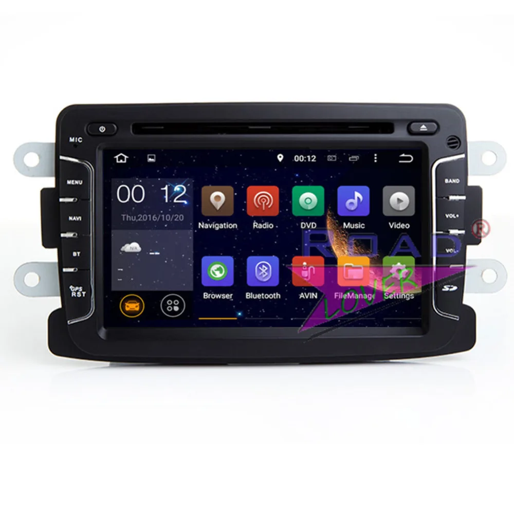 TOPNAVI Новинка 4G + 32 ГБ Android 8 0 Автомобильная GPS навигация DVD плеер Радио для Duster 2010
