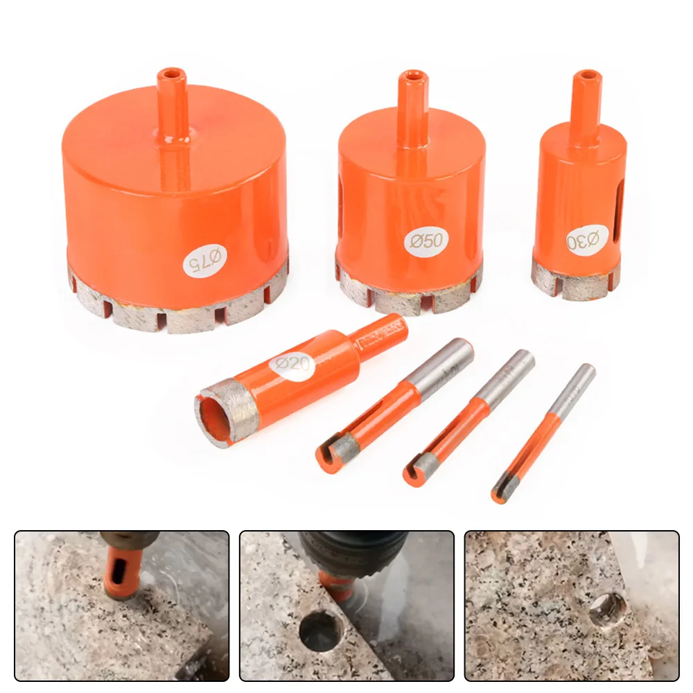 Metal Diamond Drilling Core Bit Stone Drill Bit Hole Saw Drilling Bits Bell Saw For Glass Ceramic Porcelain Tile Marble Granite Drill Bits Aliexpress