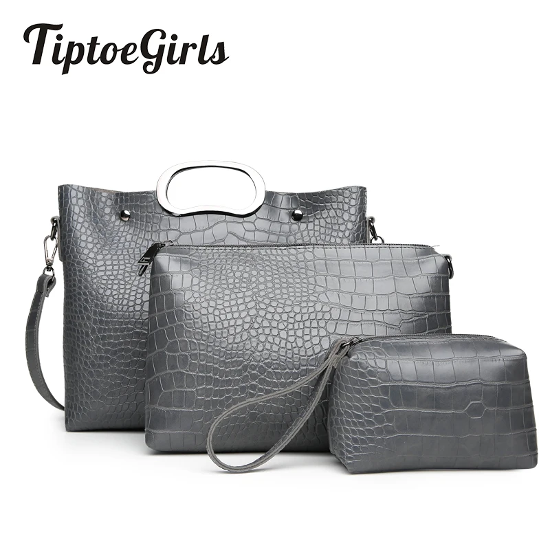 

The New Winter Harajuku Style Crocodile Pattern Handbag Simple and Stylish Child Package Wild Casual Shoulder Diagonal Package