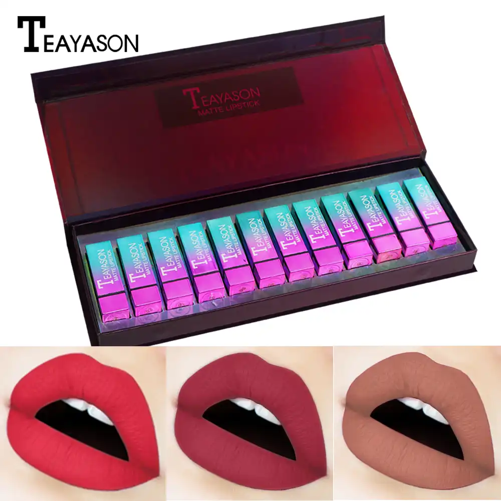 teayason matte lipstick set