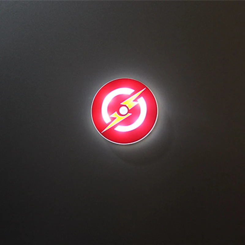 Инфракрасный датчик движения Ночной светильник светодиодный PIR датчик настенный светильник Капитан Америка IronmanSpiderman Lampara для детской прикроватной спальни - Испускаемый цвет: The Flash