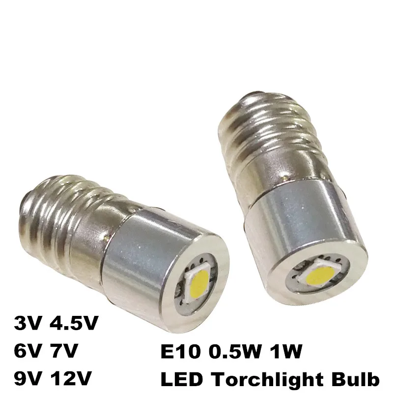 1 шт. сменные светодиодные лампы фонарики Вт|e10 led|led e10replace flashlight bulb led |