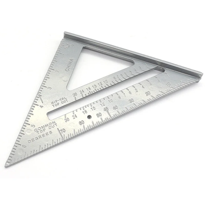 

Triangle Square Ruler Aluminum Alloy Speed Square Protractor Miter For Carpenter Measurement Tool Alloy Measuring Ruler