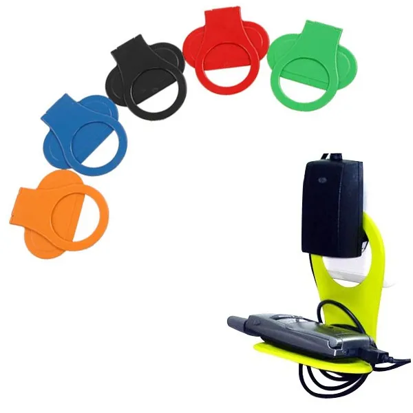 Foldable Mobile Phone Charger Holder Cellphone Recharger Hanger Charging Rack Shelf