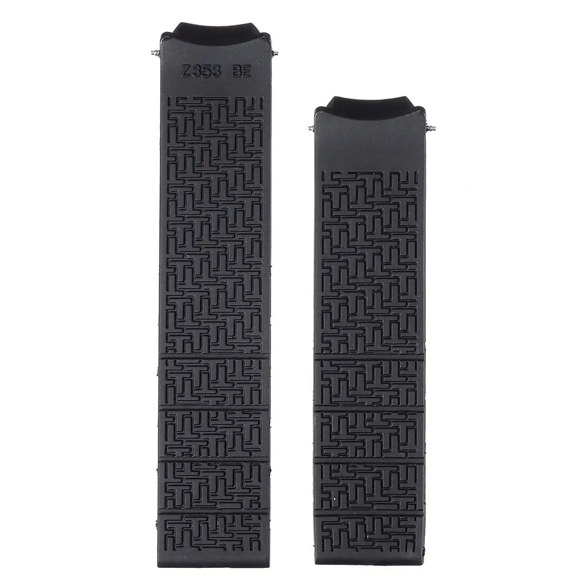 

20mm Black Rubber Replacement Strap Watch Band for Tissot T-Touch Z353 Silicone 180mmLength Watchbands