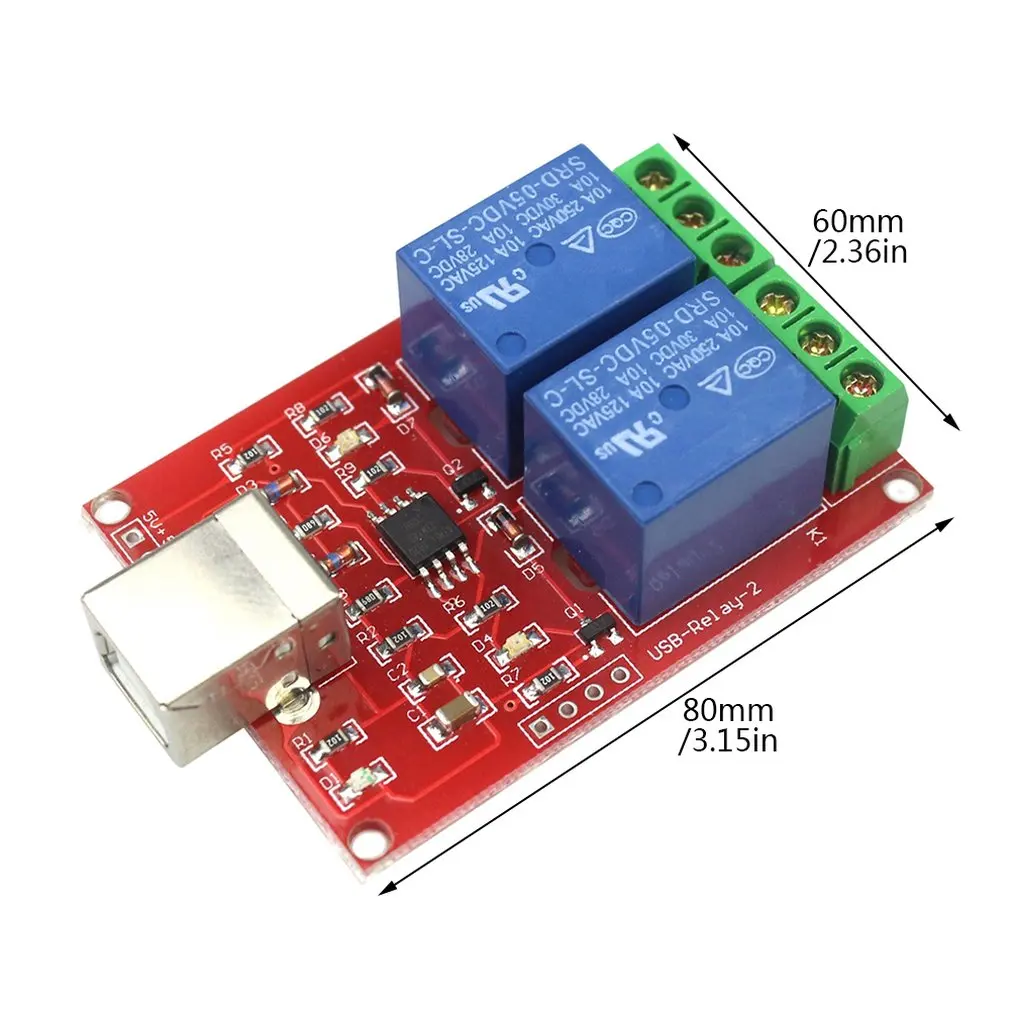 5V флэш-накопитель Usb Управление переключатель 2 способ релейный модуль компьютера Управление переключатель Pc интеллигентая(ый) Управление переключатель