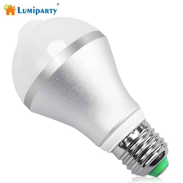 Lumiparty Pir Motion Sensor Light Bulb E27 5w Warm White Led Globe Lumiparty Pir Motion Sensor Light Bulb E27 5w Warm White Led Globe Bulbs With Activated For Indoor Outdoor Lighting