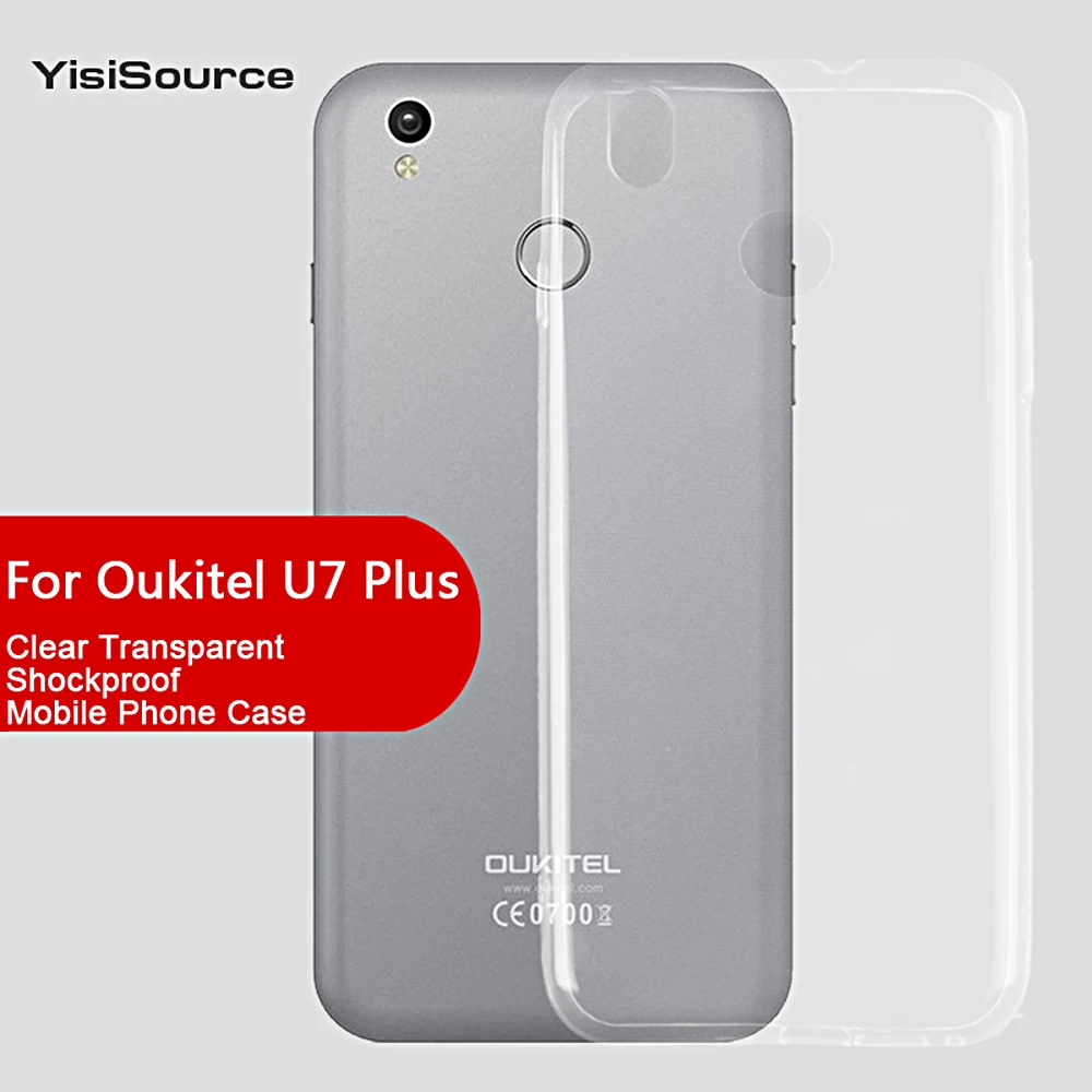 

YiSisource for Oukitel U7 Plus Case High Quality Soft TPU Silicone Cover Ultra-thin Phone Cover Bag for Oukitel U7 Plus Coque