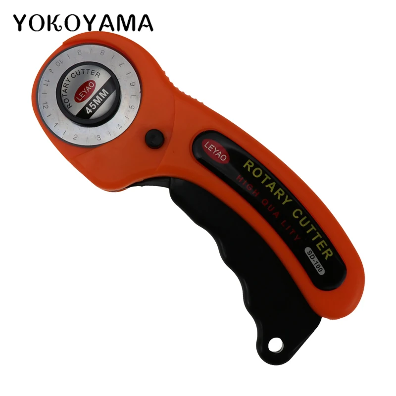 

YOKOYAMA 45mm Rotary Cutter Patchwork Roller Knife Leather Paper Fabric Wheel Round Cutter Cutting Tool DIY Sewing Tool Parts