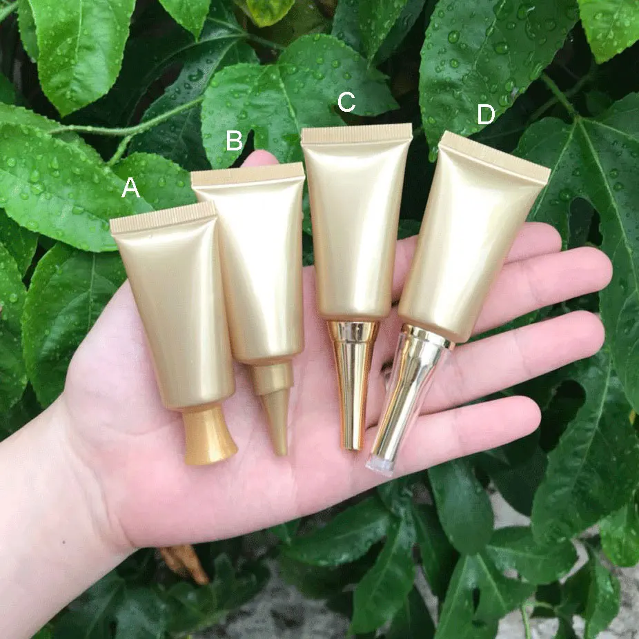300pcs 15g15ml High Class Empty Gold Eye Cream Storage Tube Cosmetic Soft Hose Containers Squeeze Skin Care | Красота и здоровье