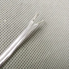 Прозрачный 2*0,5 мм 2pin параллельный Электрический провод кабель для освещения лампы электрический провод кулон люстра освещение кабель питания