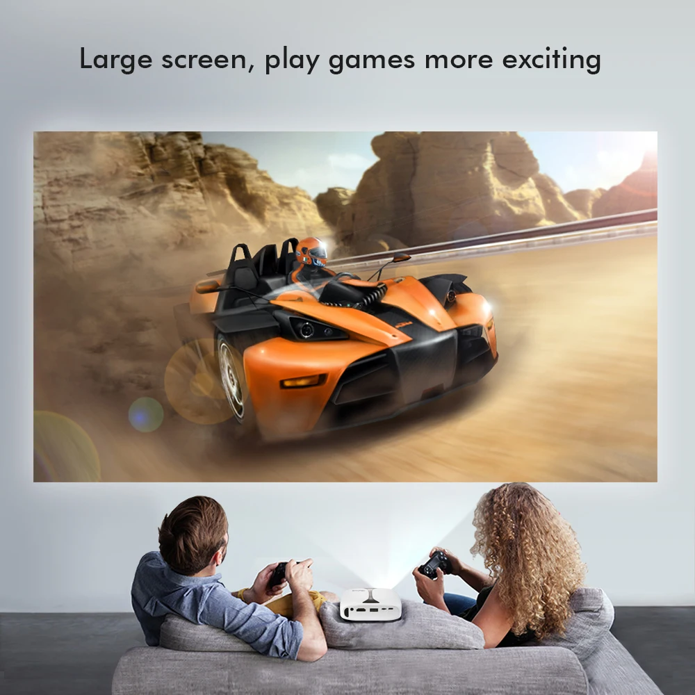  BYINTEK UFO R7 Cheapest 3D Projector DLP Mobile WIFI Pocket HD Portable Mini LED Projector with Bat - 32917238329