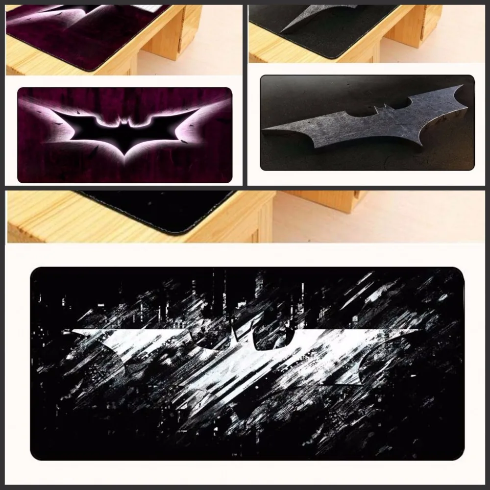 Yuzuoan Promotion Free Shipping Large Gaming Mouse Pad Locking batman