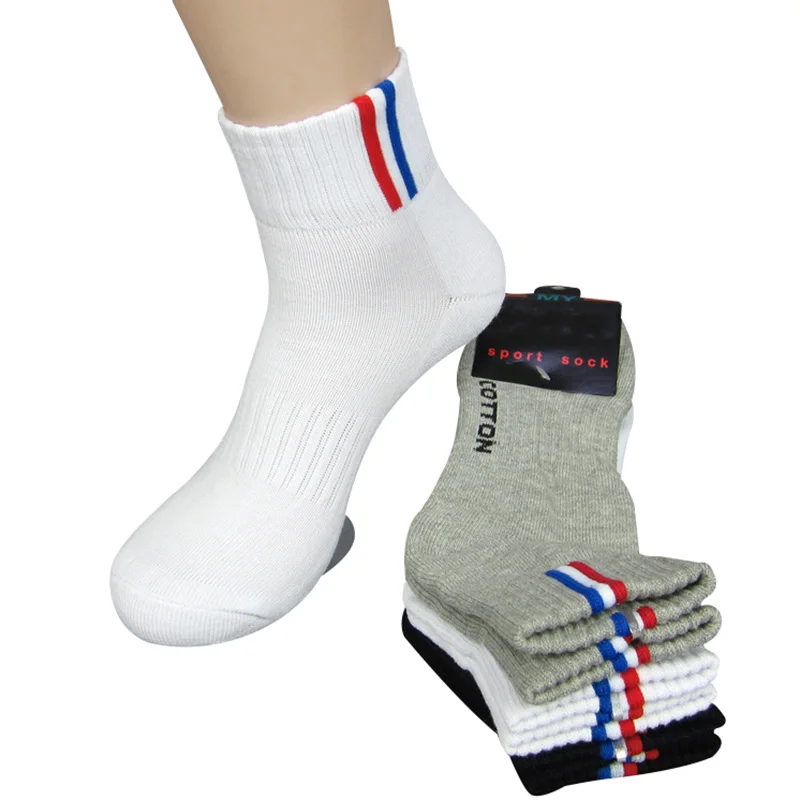 5 Pairs High Quality Autumn Winter Brand Warm Cotton Socks For Men Black High Socks Male White Casual Sock Deodorant Mens Socks