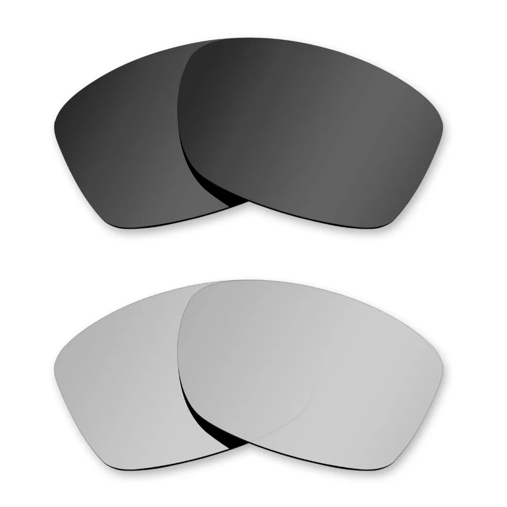 Glintbay 2 Pairs Polarized Sunglasses Replacement Lenses for Oakley