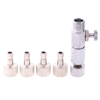 

1pc Model Airbrush Quick Plug Connector Airbrush Quick Release Coupling Disconnect Adapter With 1/8" Plug Fitting Part