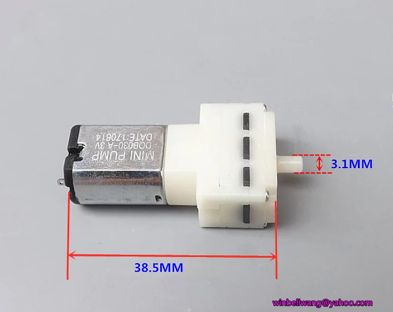 2 шт./лот! 39 мм DC3V мини насос хорошего качества кислородный насос микро воздушный насос