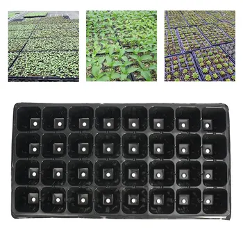 

32 Cell Seedling Starter Tray Seed Germination Plant Flower Pots Nursery Grow Box Propagation For Garden Extra Strength