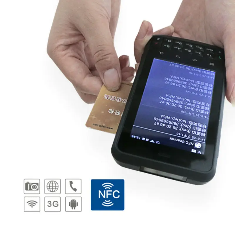 LS398 3 8 дюймовый портативный Android PDA с UHF RFID считывателем HF/NFC WIFI Bluetooth GSM/3G|android pda|pda