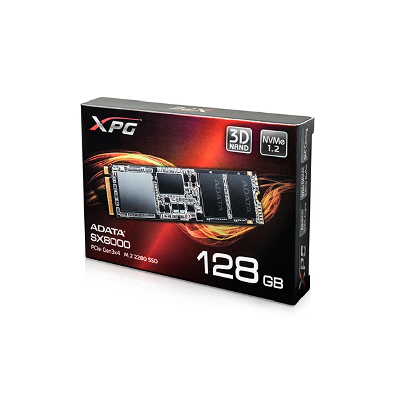 Марка ADATA XPG SX8000 PCIE M.2 2280 NVME 128 ГБ SSD 3D NANO MLC Твердотельный накопитель Solid HD Жесткий