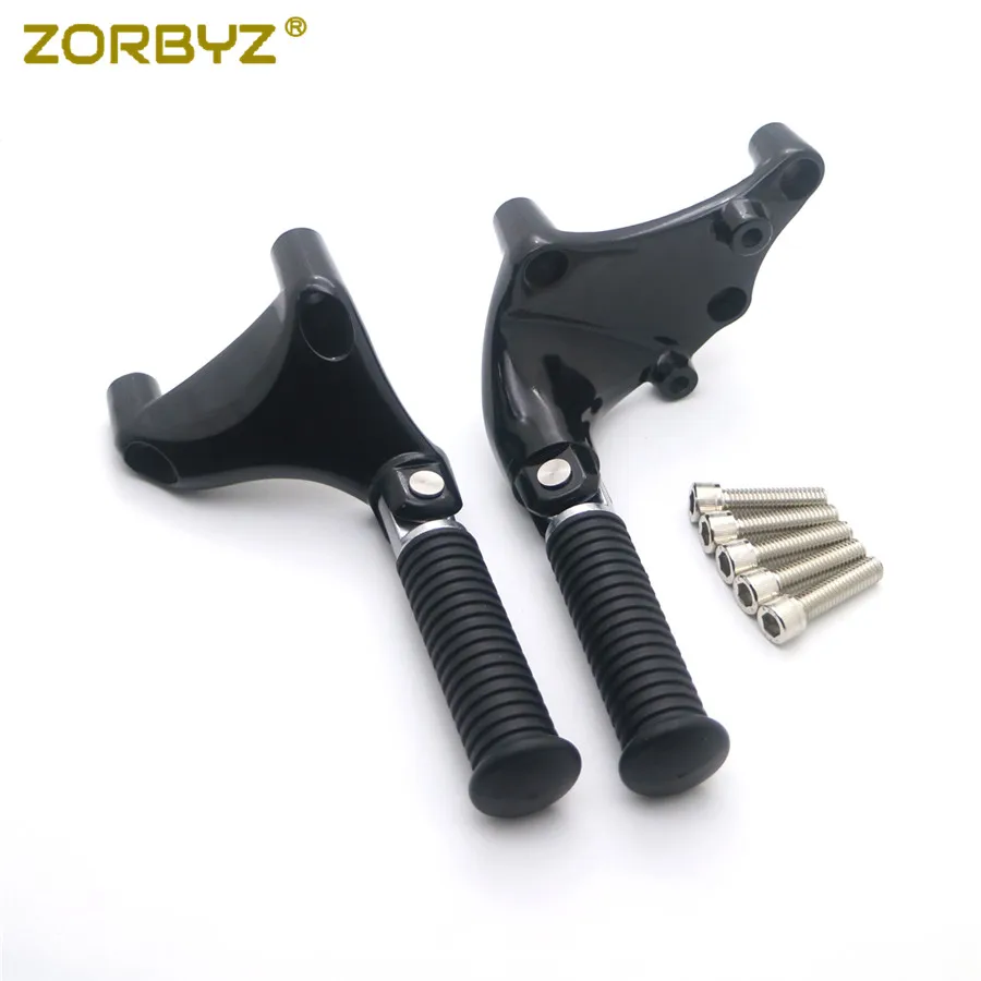 ZORBYZ задние Пассажирские подножки для ног Набор крепления педали Harley Sportster IRON XL 883